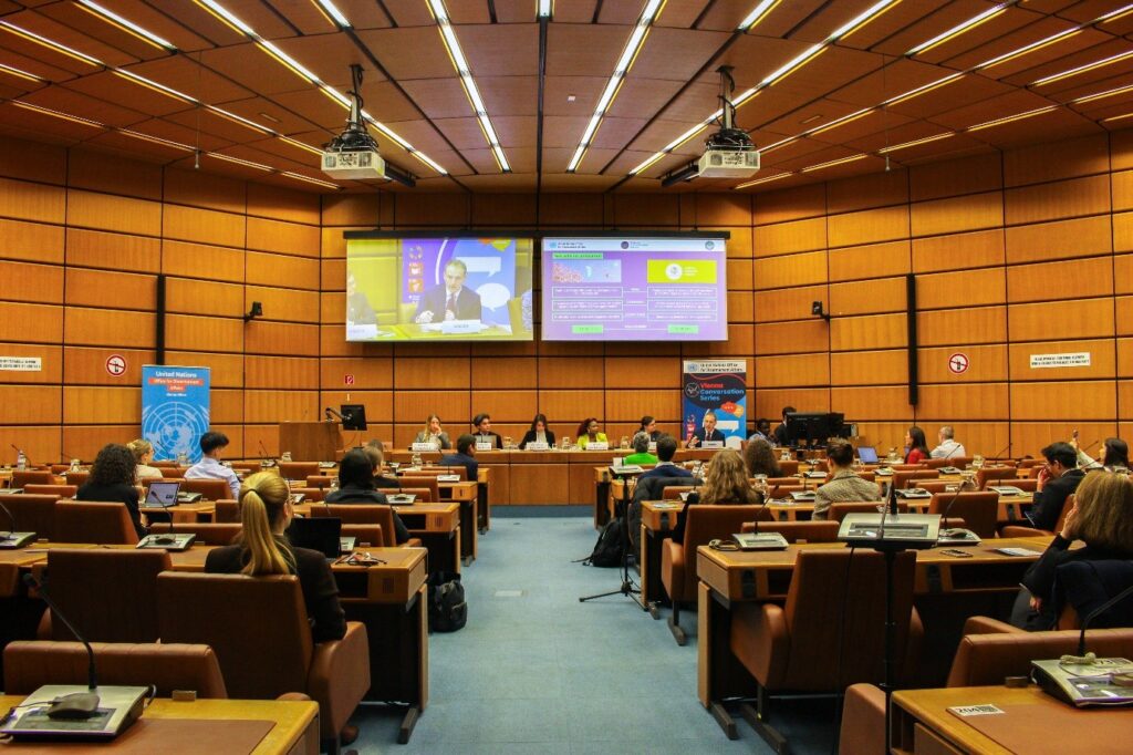 Held at the Vienna International Centre in a hybrid format, the event welcomed students and young professionals, as well as representatives of the Vienna-based diplomatic community, academia and civil society.