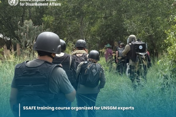 SSAFE training course organized for UNSGM experts