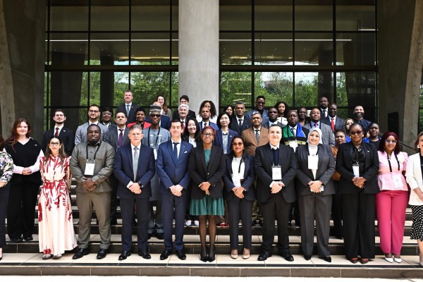 Participants gather for a group photo.