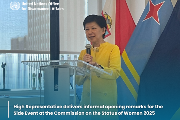 High Representative delivers informal opening remarks for the Side Event at the Commission on the Status of Women 2025