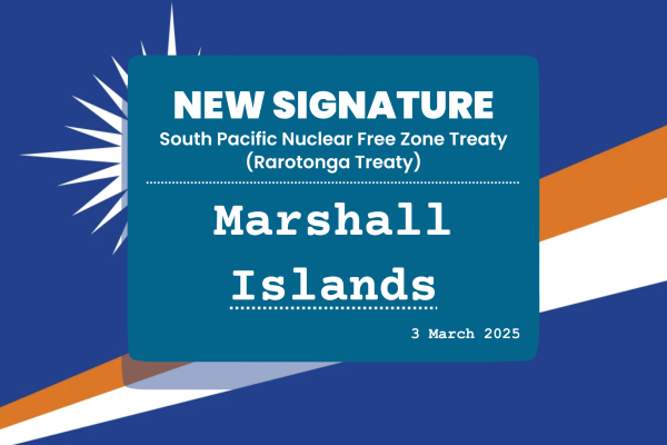 Marshall Islands signs the South Pacific Nuclear Free Zone Treaty (Rarotonga Treaty)