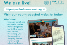 Visit our youth-boosted Youth4Disarmament website 