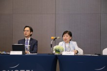 Picture of High Representative Izumi Nakamitsu delivering remarks to the NPT regional consultations