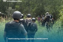 SSAFE training course organized for UNSGM experts