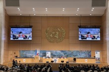 High Representative for Disarmament Affairs Izumi Nakamitsu delivers opening remarks